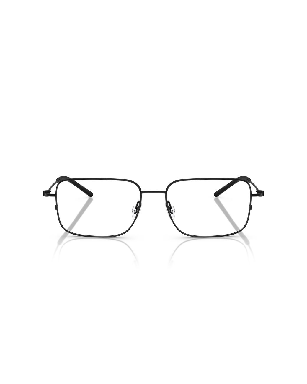 Moncler Black Me1004 1001 Optical Frames Steel Transparent Geometric Normal