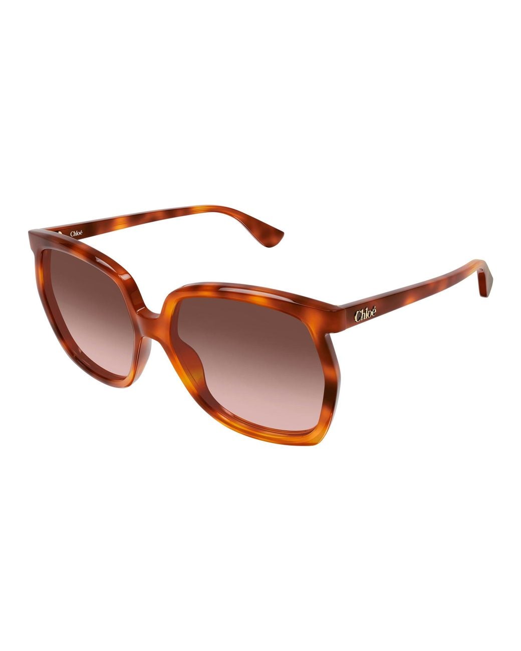 Chloé Black Ch0389S 002 Sunglasses Acetate Copper Squared Nuanced