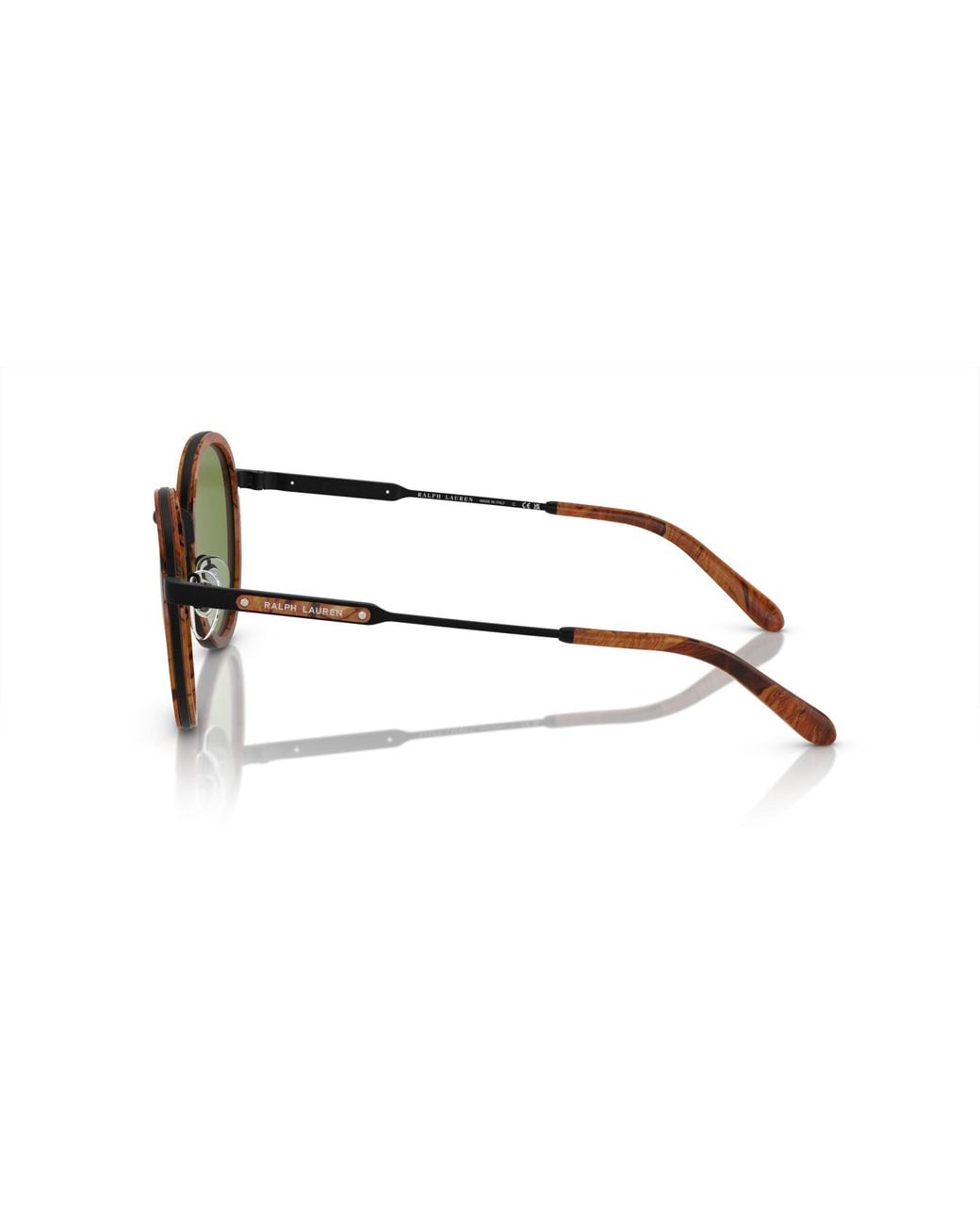 Ralph Lauren Green Rl7081 The Clubman 93044E Sunglasses Metal Round Normal Anti -Reflex for men