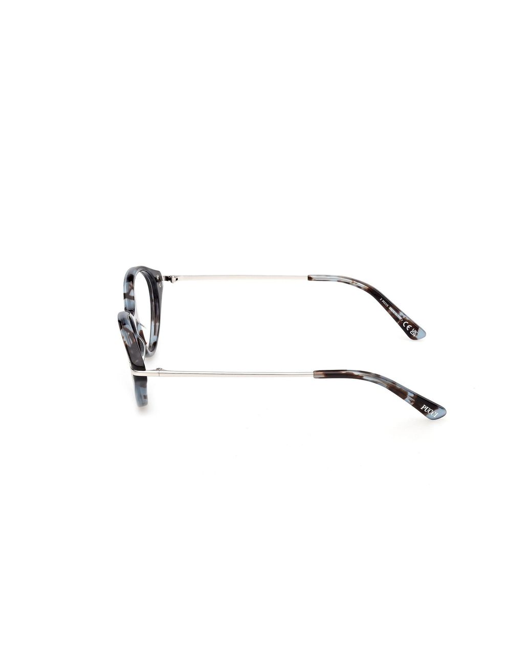 Emilio Pucci Black Ep5278 055 Optical Frames Acetate Round Normal