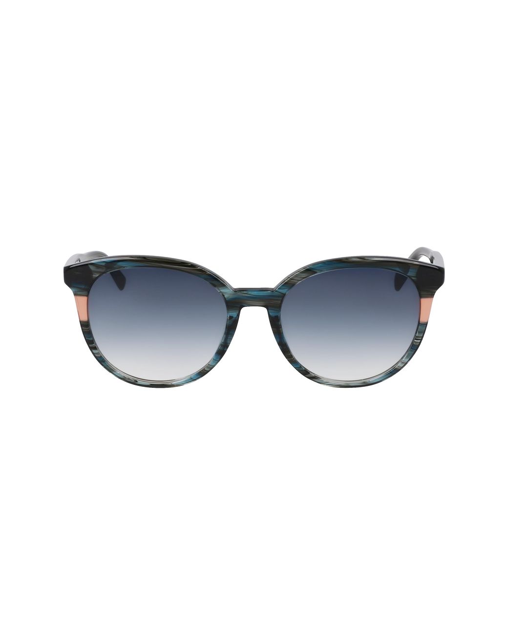 Longchamp Black Lo752S 406 Sunglasses Acetate Round Normal Normal