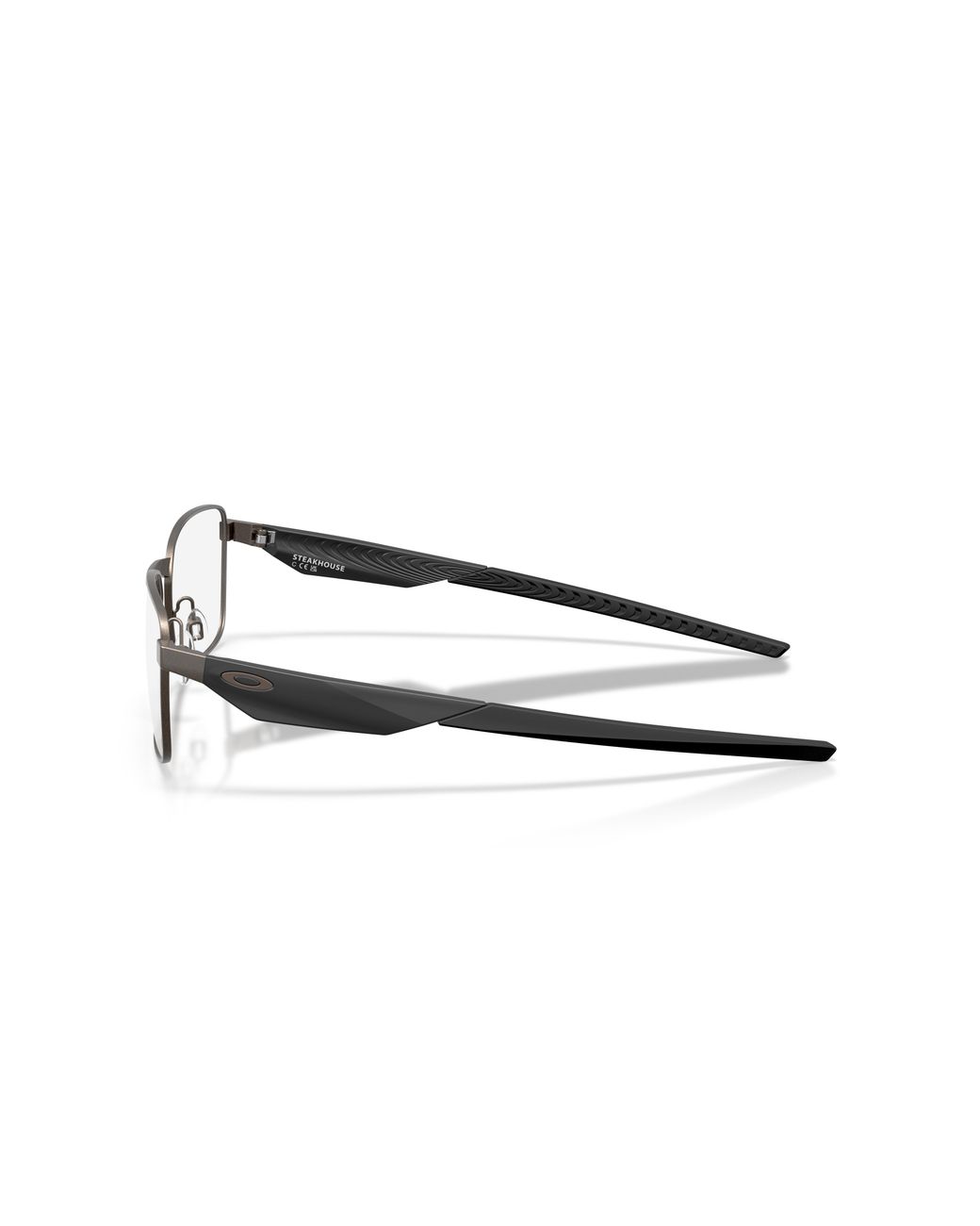 Oakley Black Ox3140 Steakhouse 314003 Optical Frames Metal Transparent Squared Normal