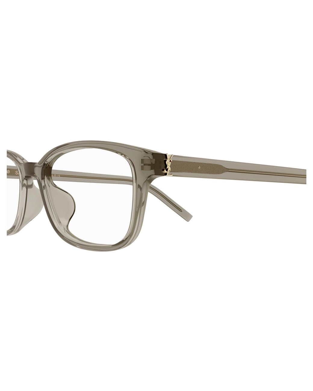 Saint Laurent Black Sl M151/J 004 Optical Frames Acetate Transparent Squared
