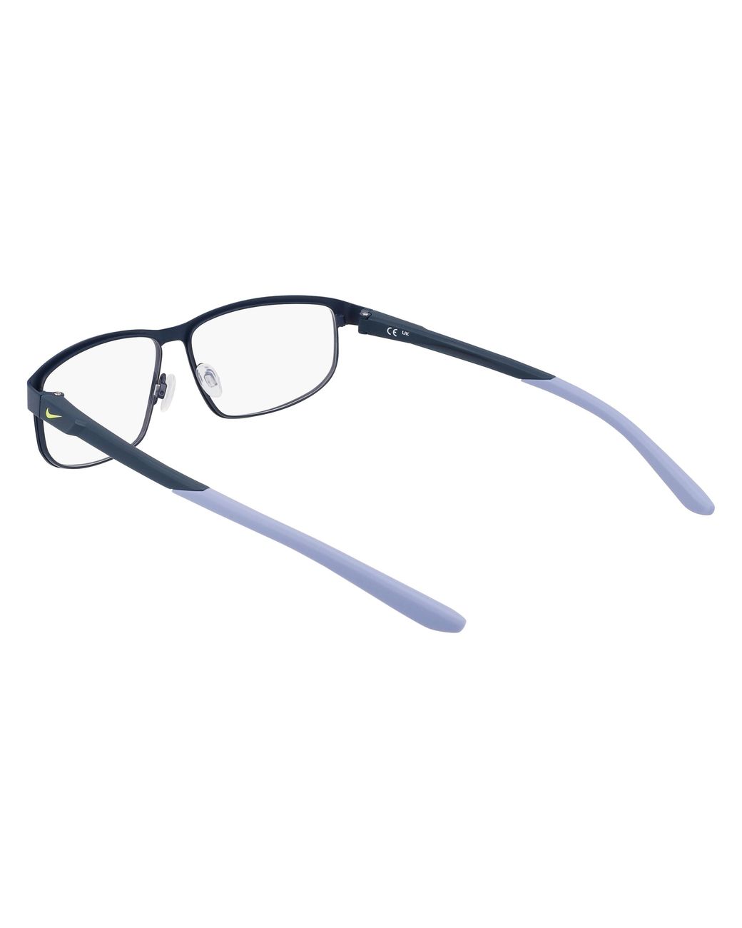 Nike Black 8157 412 Optical Frames Metal Squared Normal for men