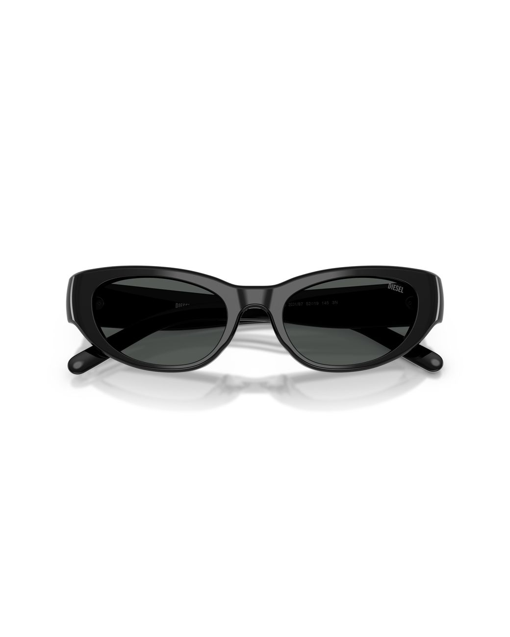 DIESEL Black Dl2010U 200187 Sunglasses Acetate Cat Eye Normal