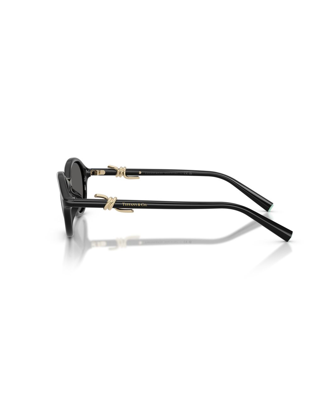 Tiffany & Co Black Tf4266U 8001S4 Sunglasses Injected Round Normal