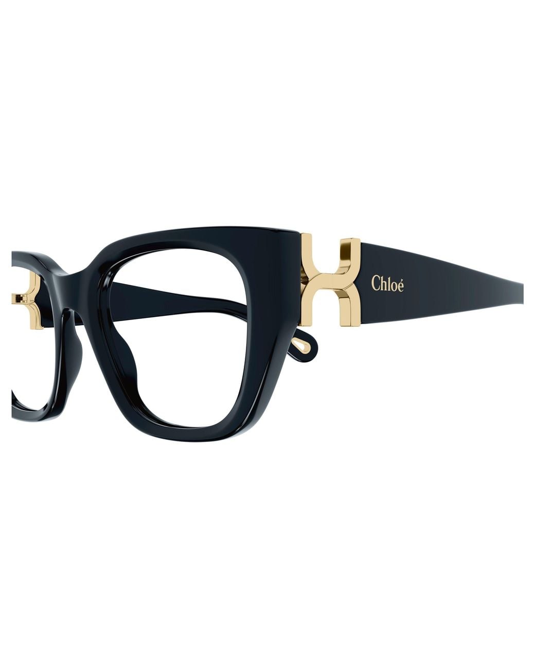 Chloé Black Ch0238O 003 Optical Frames Acetate Transparent Cat Eye