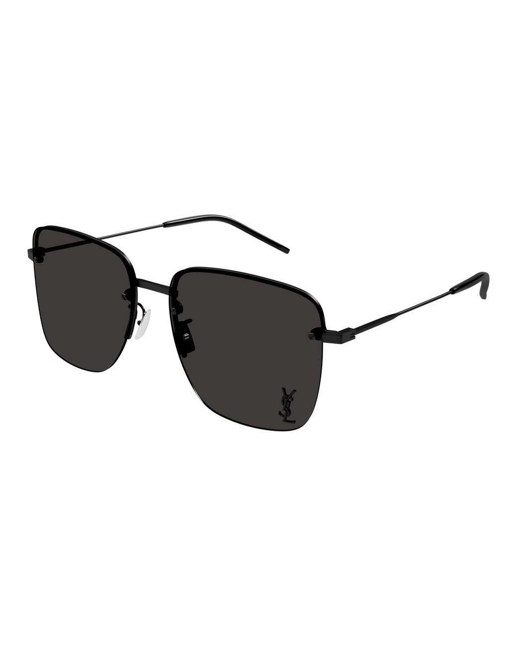Saint Laurent Black Sl 312 M 001 Sunglasses Metal Squared