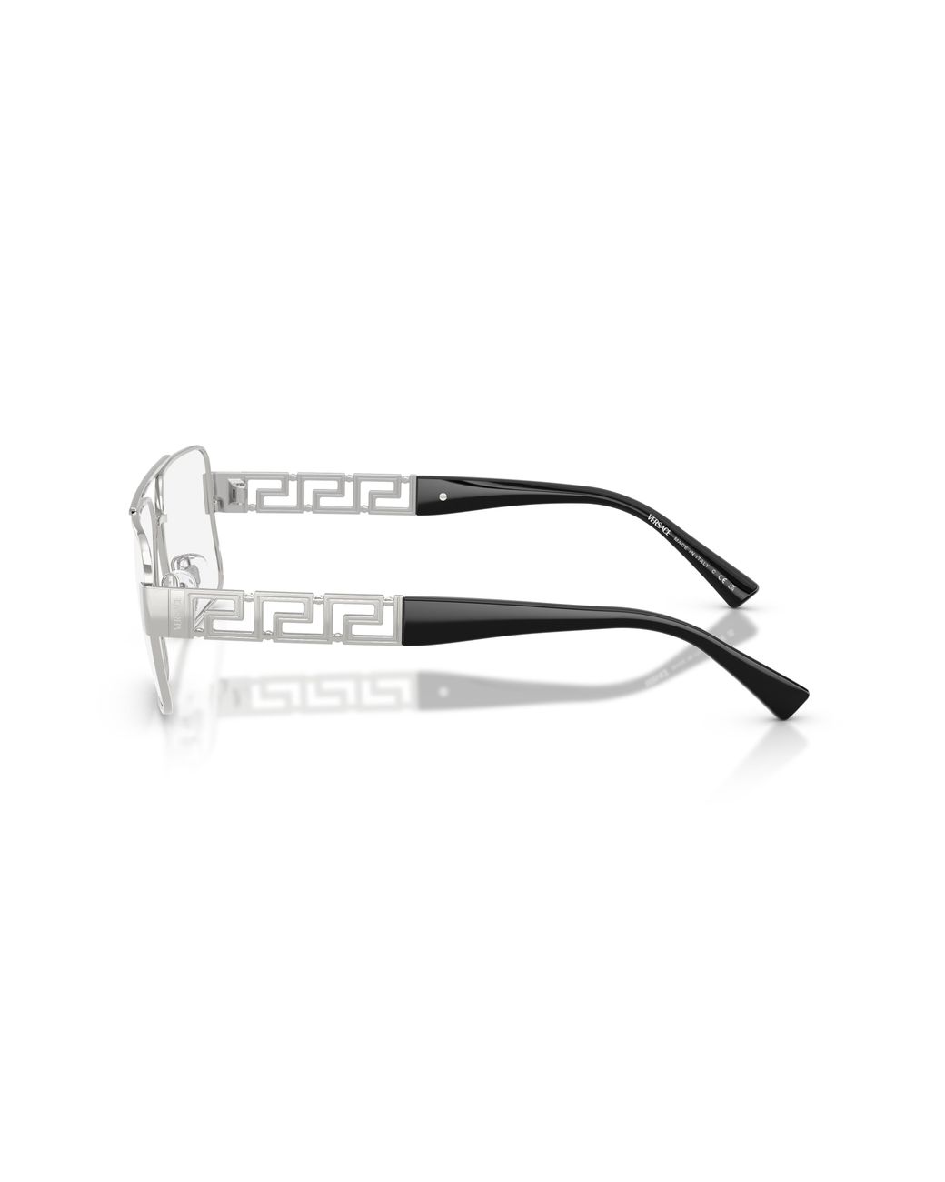 Versace Black Ve1308 1001 Optical Frames Steel Pillow Normal for men