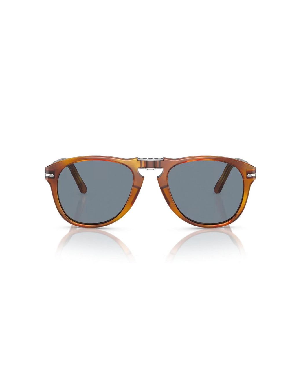 Persol Black Po0714Sm 96/56 Sunglasses Acetate Pilot Normal for men