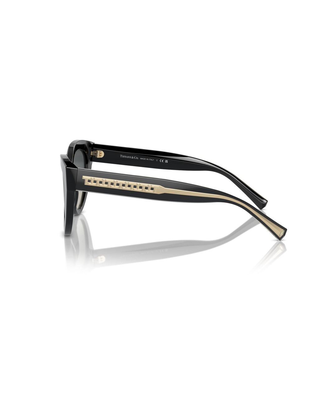Tiffany & Co Black Tf4220 800171 Sunglasses Acetate Cat Eye Normal Shaded