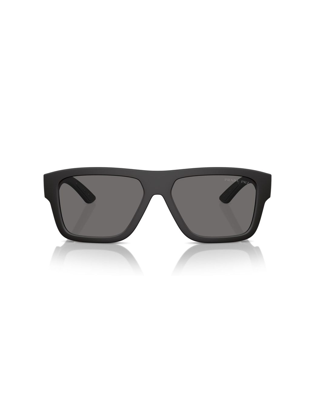 Prada Linea Rossa Black Ps 04Zs Dg002G Sunglasses Injected Squared Polarized for men