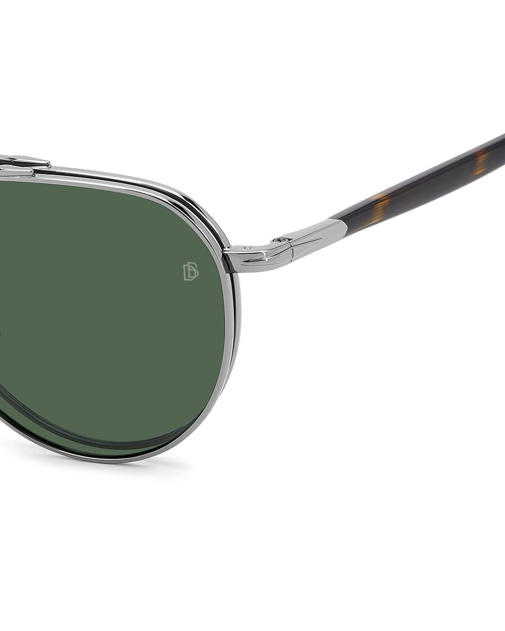 David Beckham Black Db 1238/C 31Z/Uc Optical Frames Metal Pilot Polarized for men