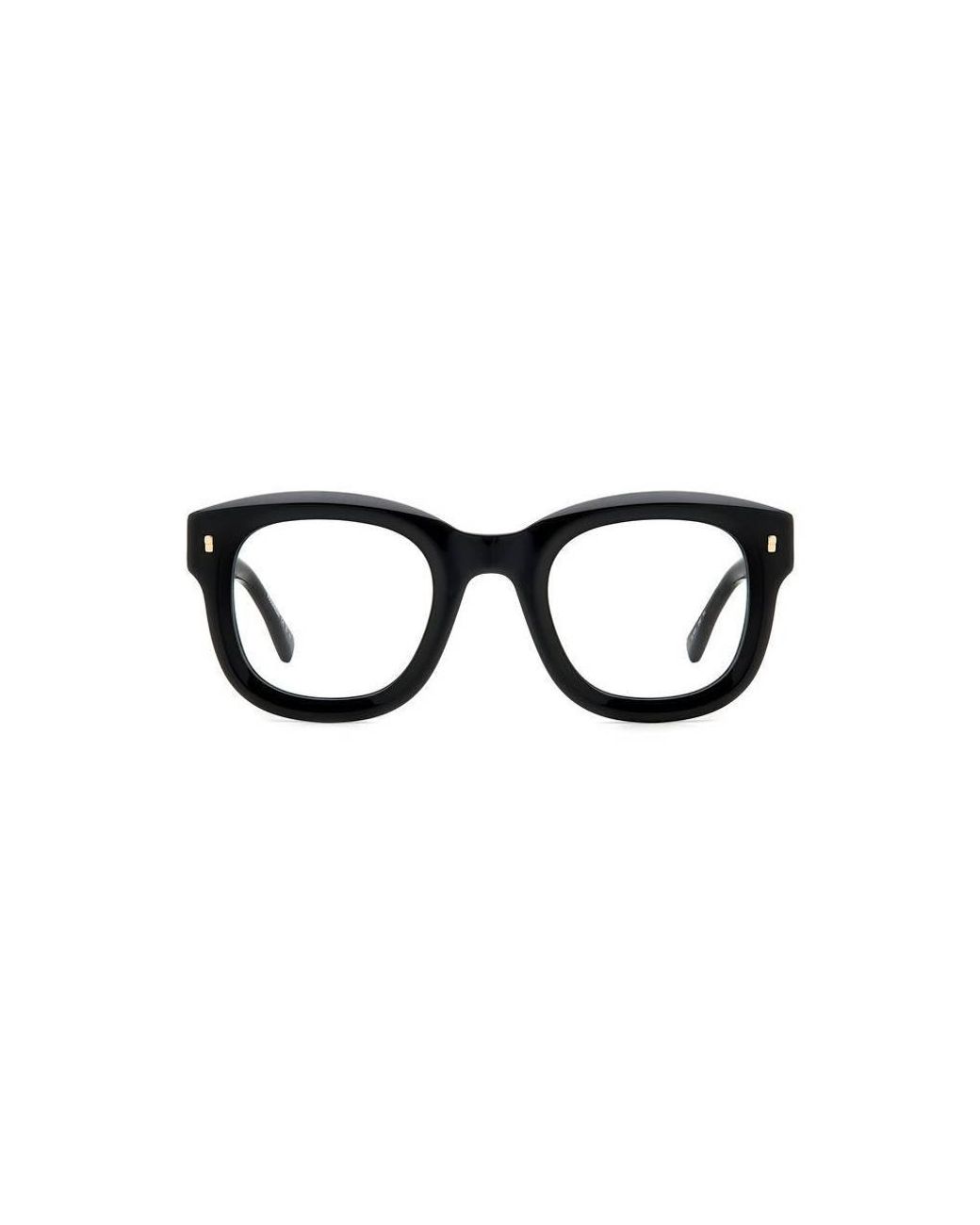 DSquared² Black D2 0091 2M2 Optical Frames Plastic Squared for men