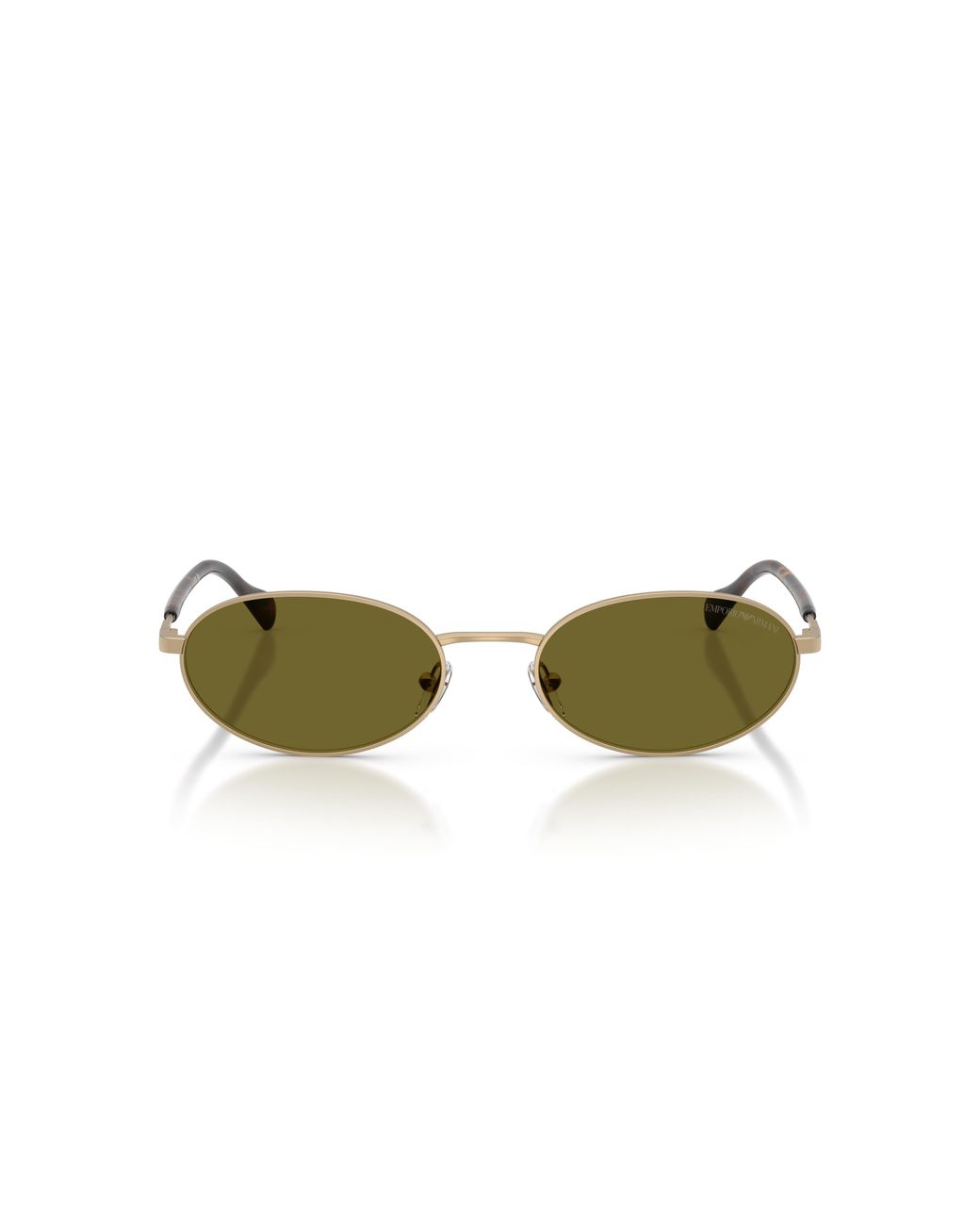 Emporio Armani Black Ea2175 3002/2 Sunglasses Metal Round Normal for men