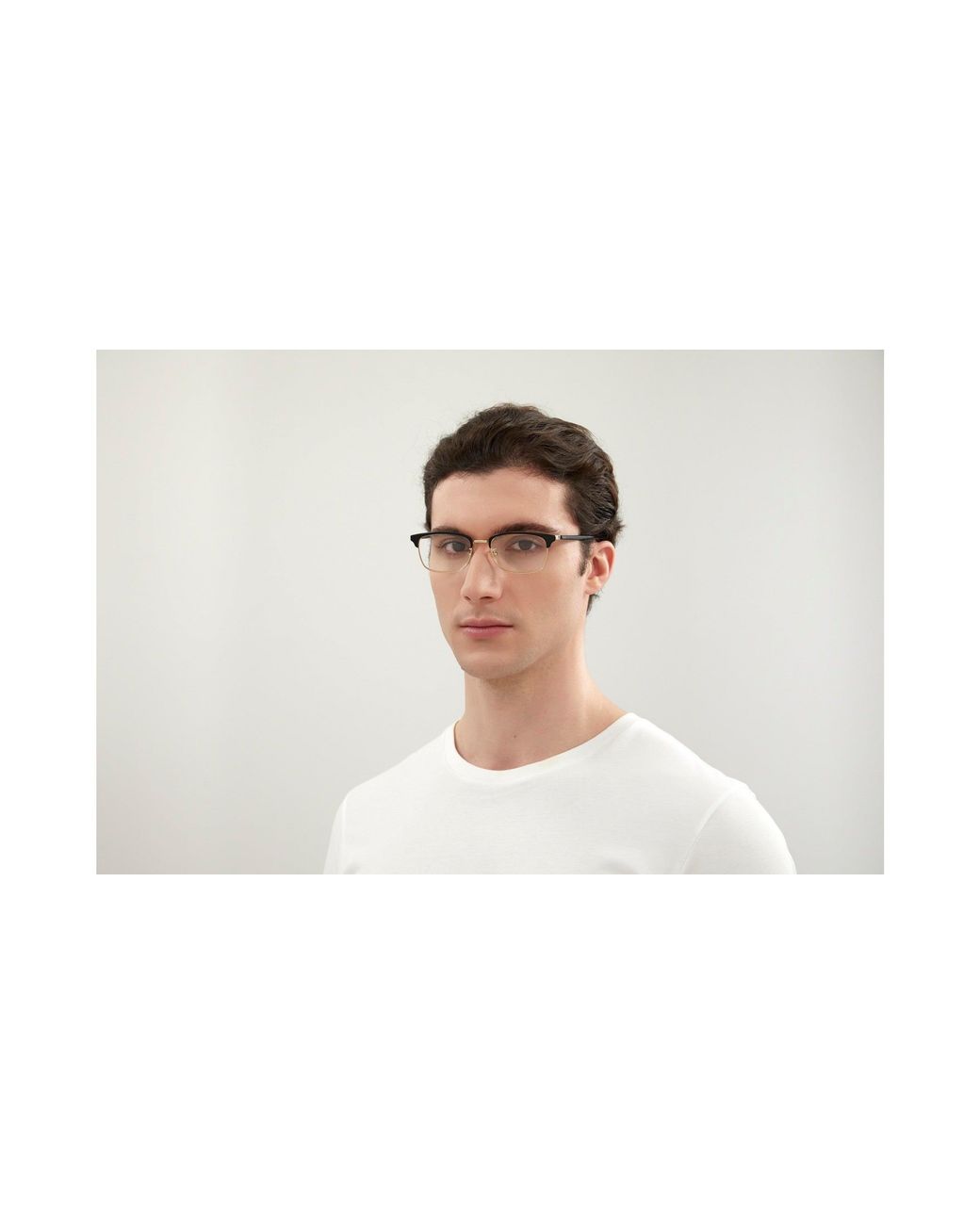 Gucci Black Gg0131O 001 Optical Frames Metal Transparent Squared for men