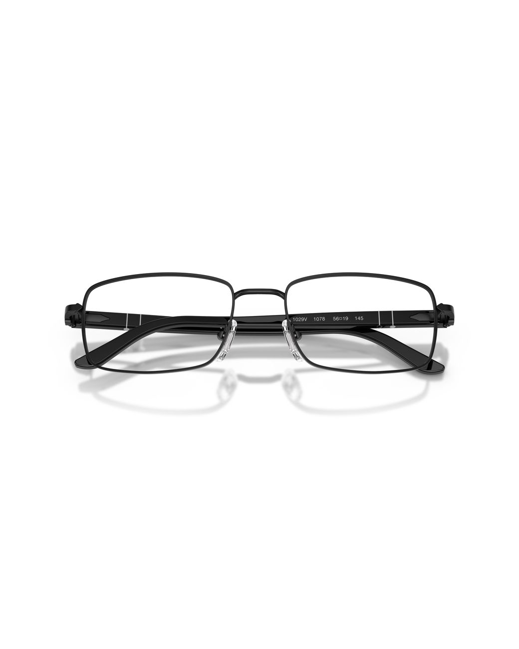 Persol Black Po1029V 1078 Optical Frames Metal Transparent Pillow Normal