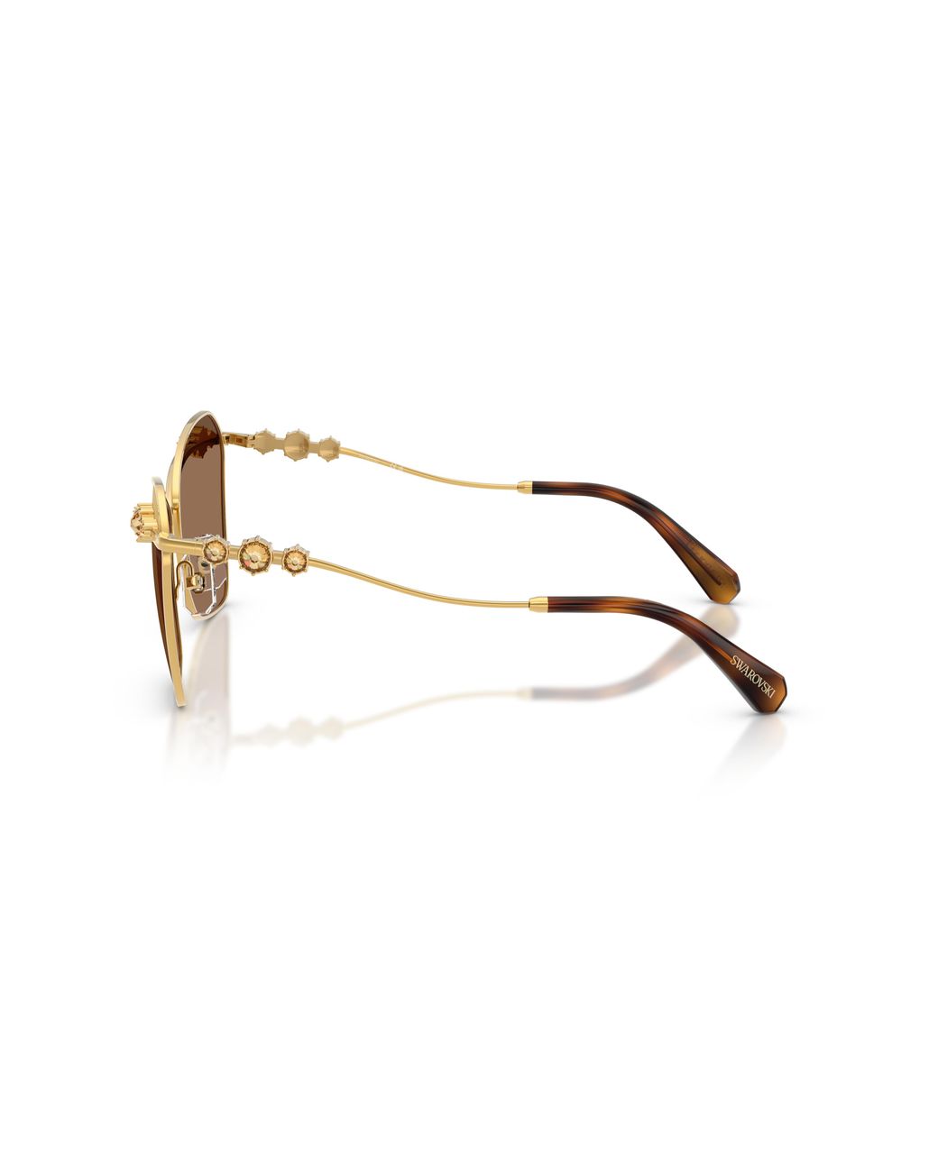 Swarovski Black Sk7040 4007To Sunglasses Metal Butterfly Normal