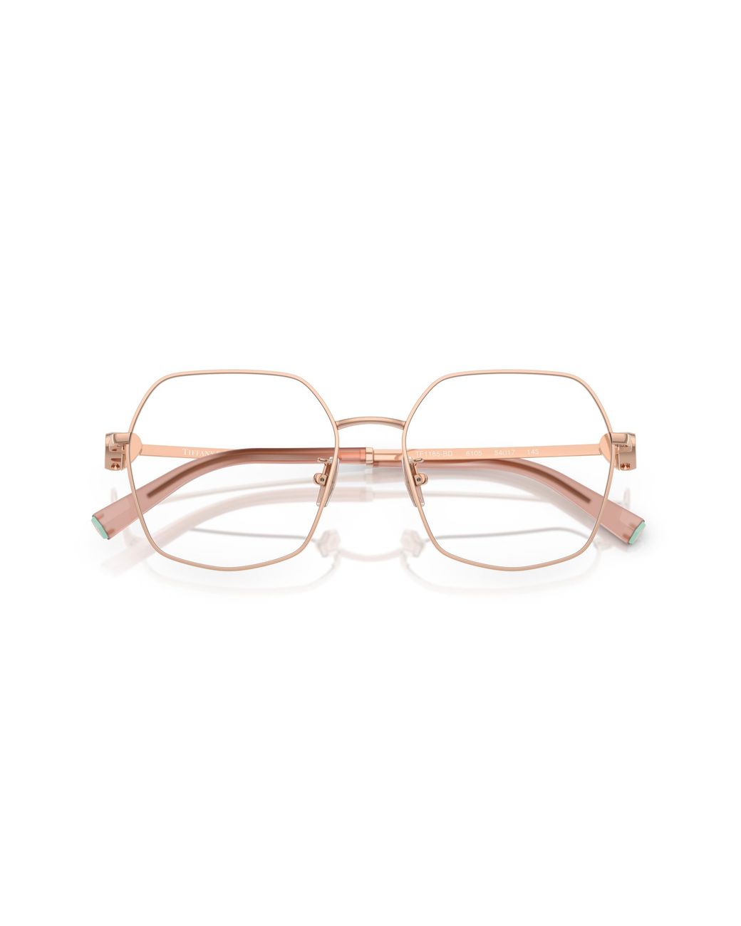 Tiffany & Co Black Tf1165Bd 6105 Optical Frames Steel Geometric Normal