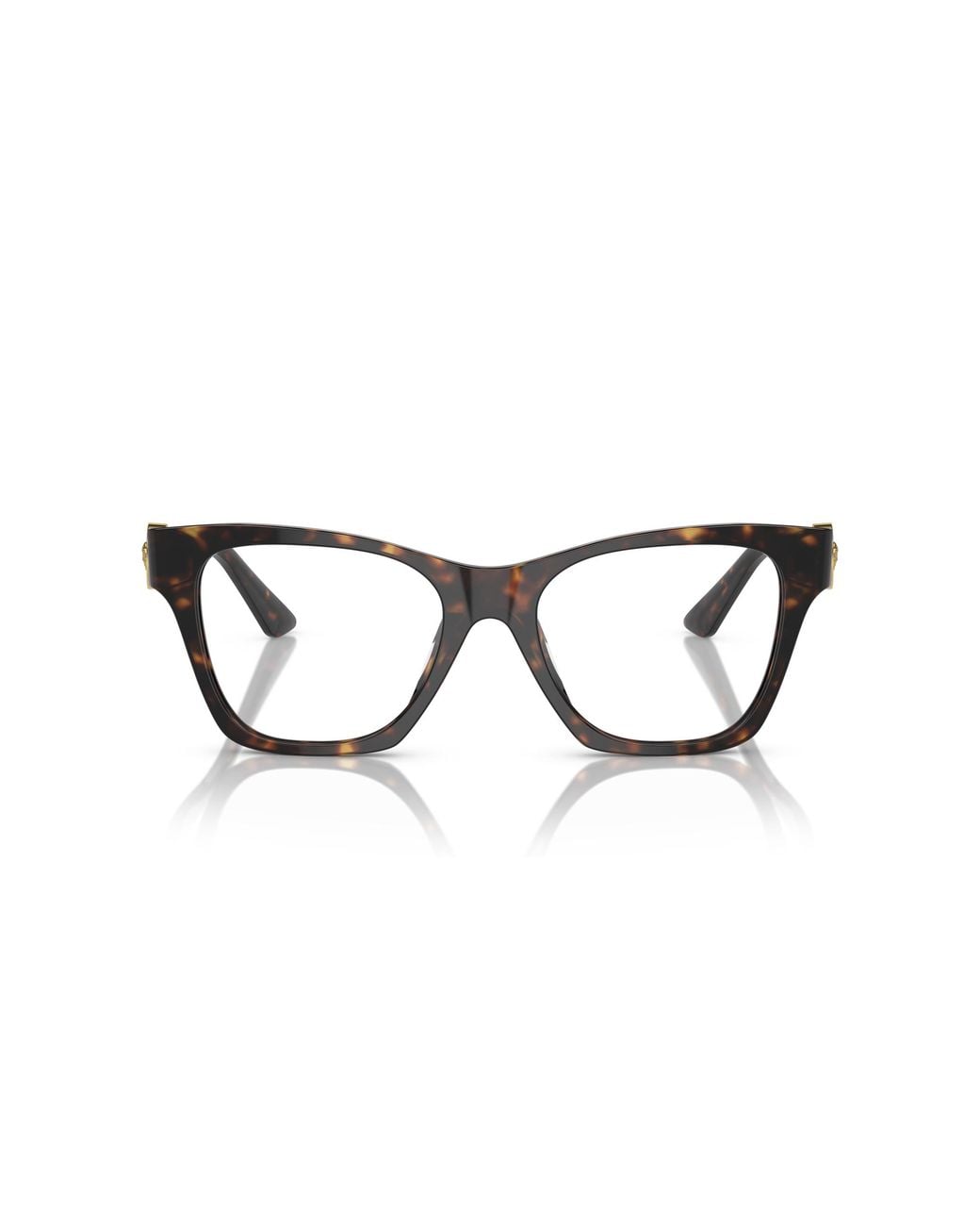 Versace Black Ve3341U 108 Optical Frames Acetate Transparent Geometric Normal
