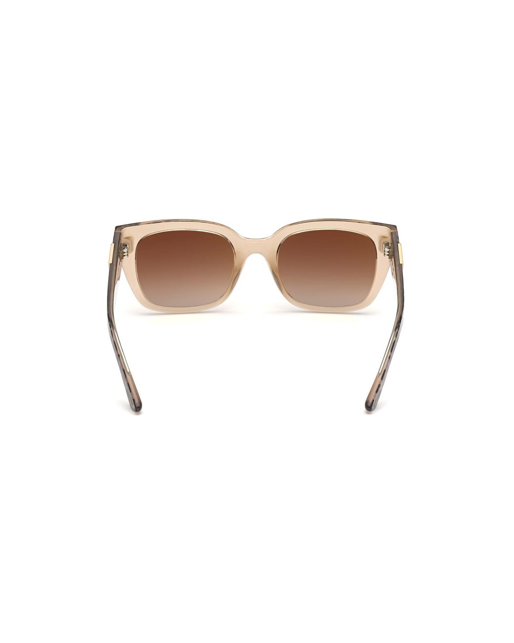Guess Black Gu7742 57G Sunglasses Injected Squared Normal Shaded
