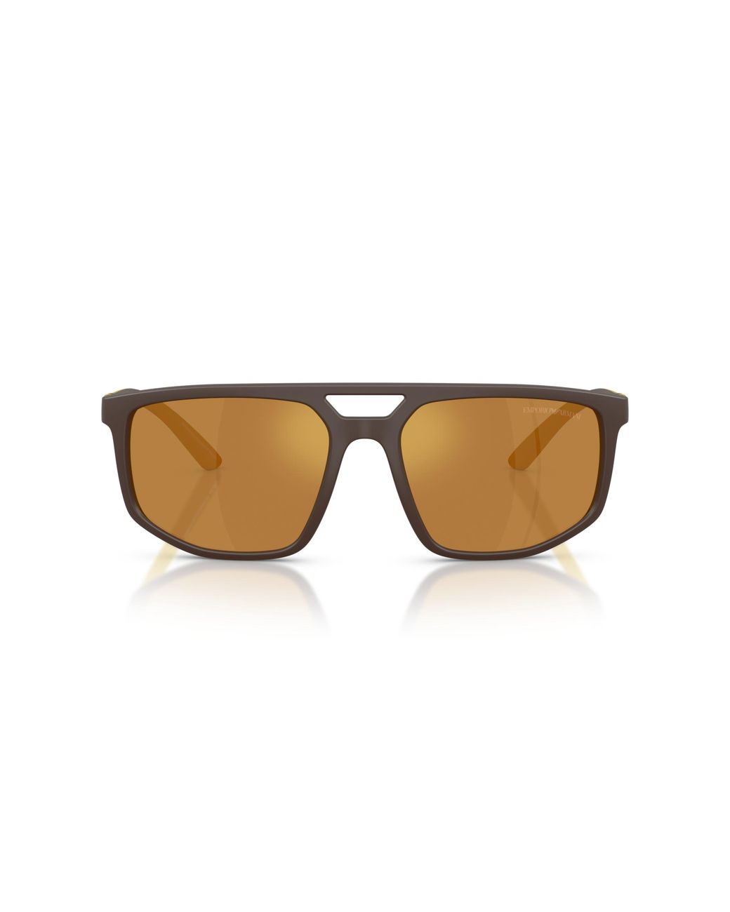 Emporio Armani Black Ea4248U 62586H Sunglasses Injected Pilot Mirrored for men