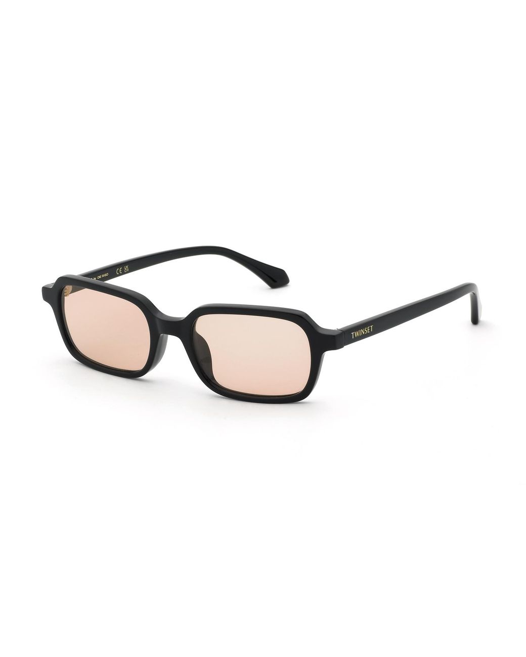 Twinset Black Stw117 700R Sunglasses Acetate Squared Normal