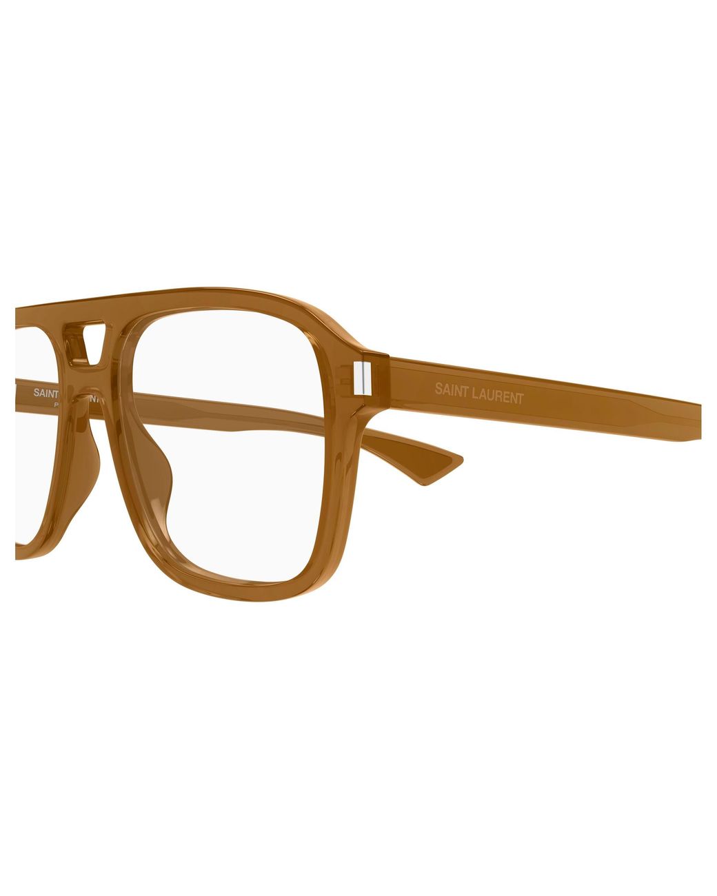Saint Laurent Black Sl 881 Opt 005 Optical Frames Acetate Transparent Squared Antiriflesso for men