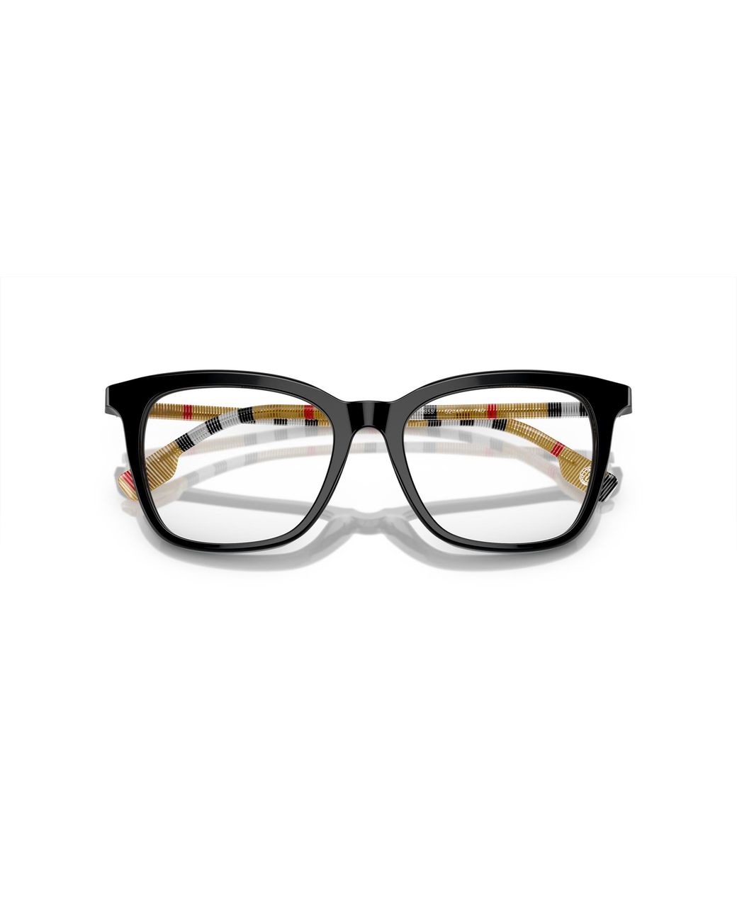 Burberry Black Be2390 3853 Optical Frames Acetate Transparent Squared Normal