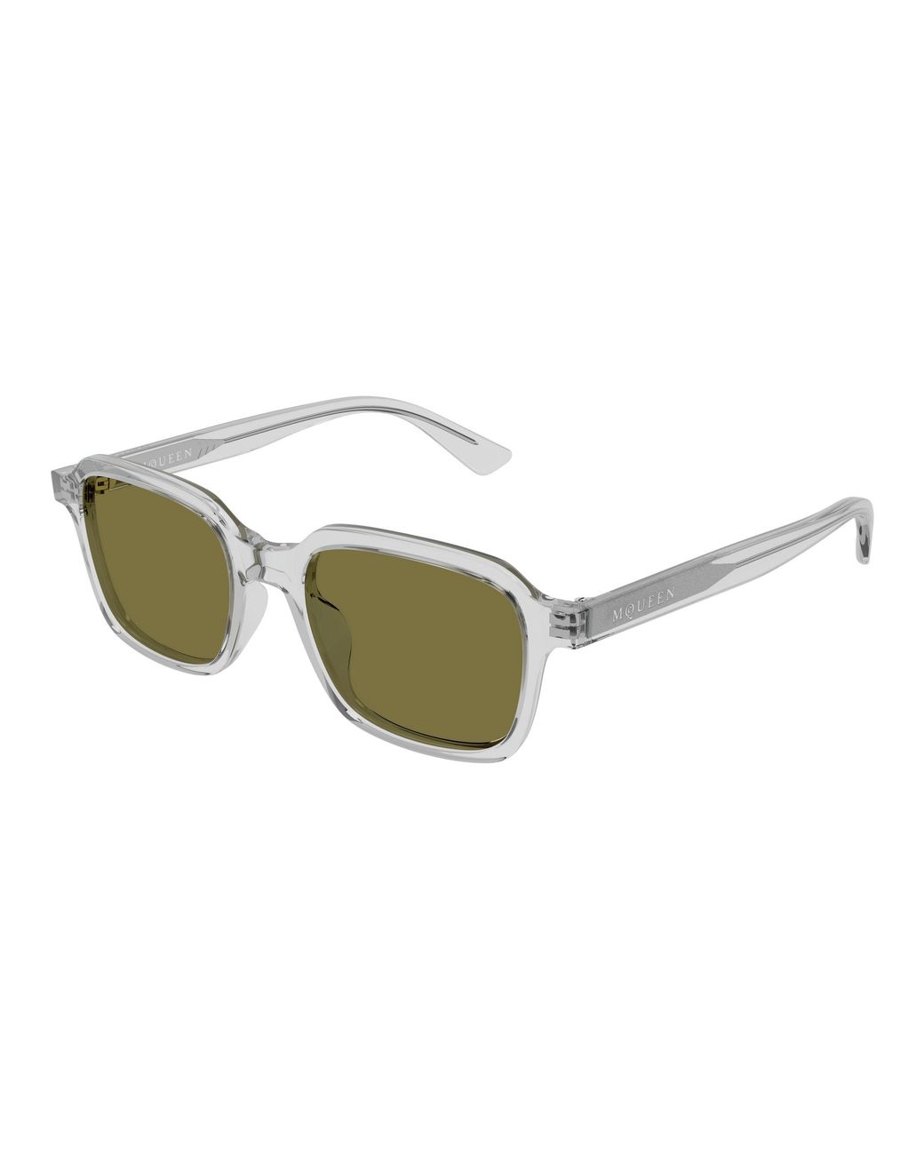 McQueen Black Am0571S 004 Sunglasses Acetate Squared