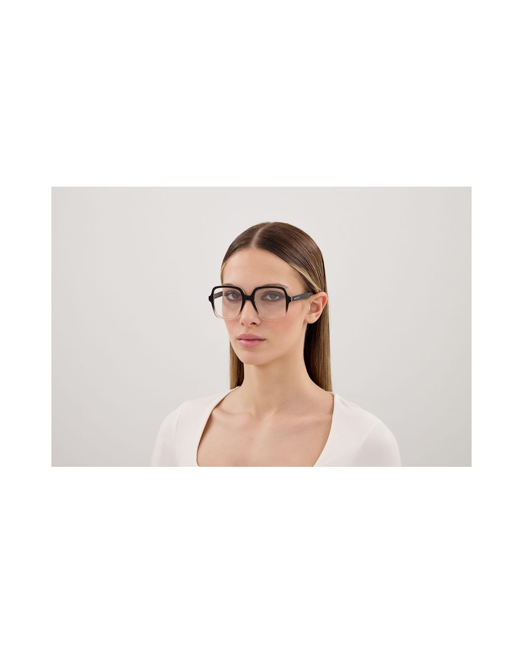 McQueen Black Am0538O 006 Optical Frames Acetate Transparent Squared