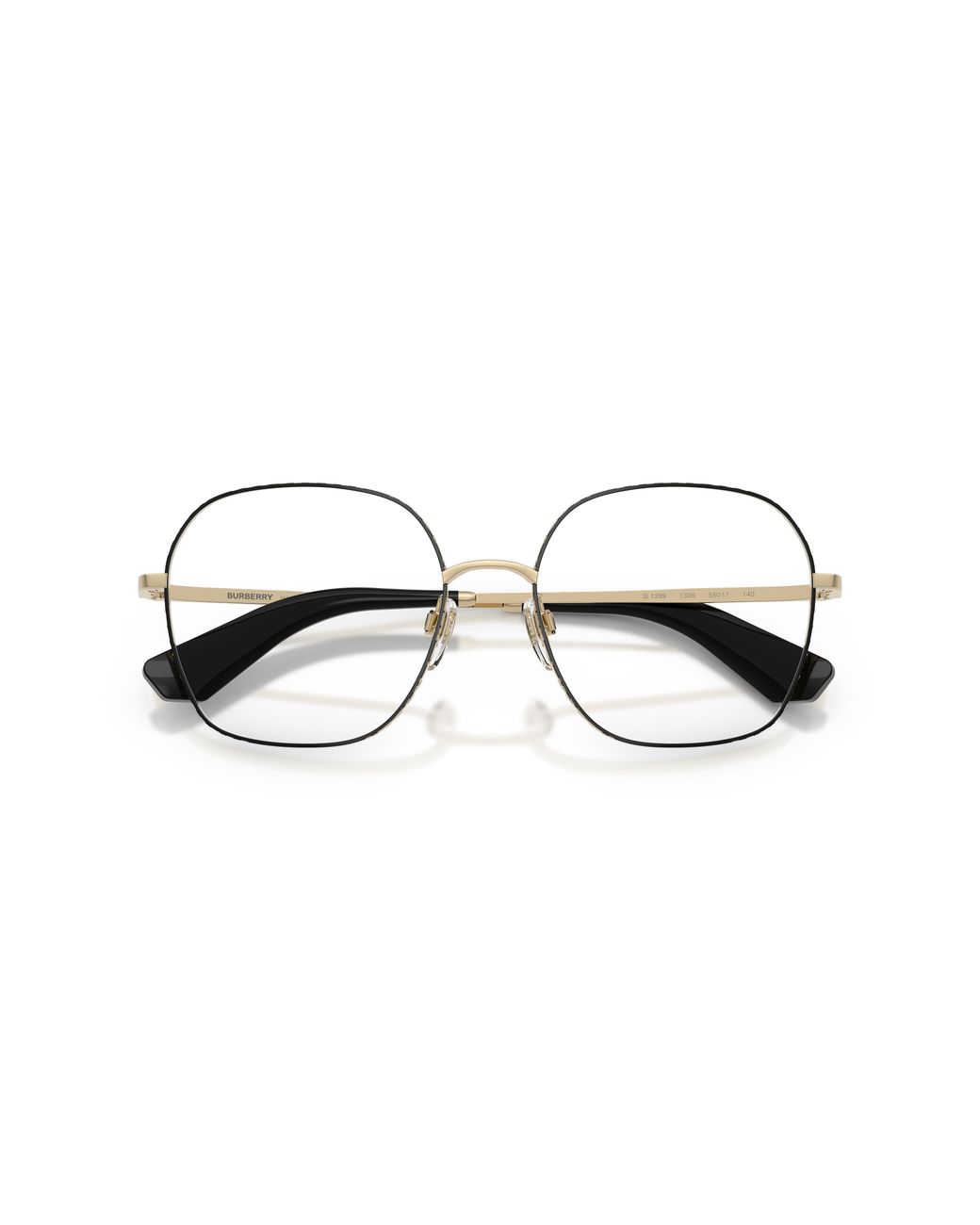 Burberry Black Be1399 1326 Optical Frames Metal Transparent Squared Normal