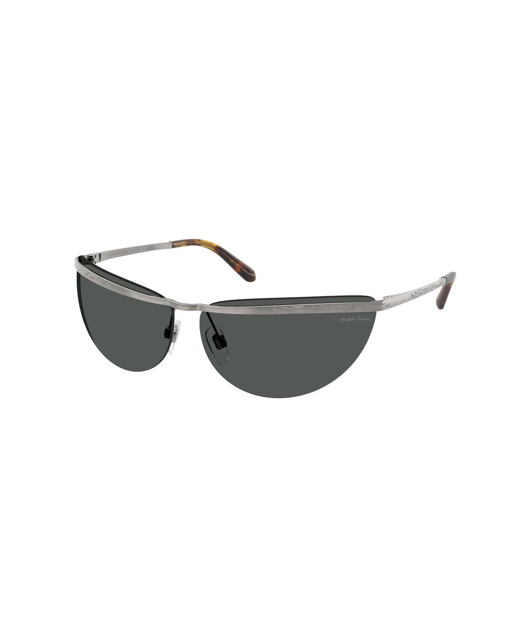 Ralph Lauren Black Rl7097 900287 Sunglasses Metal Geometric Normal