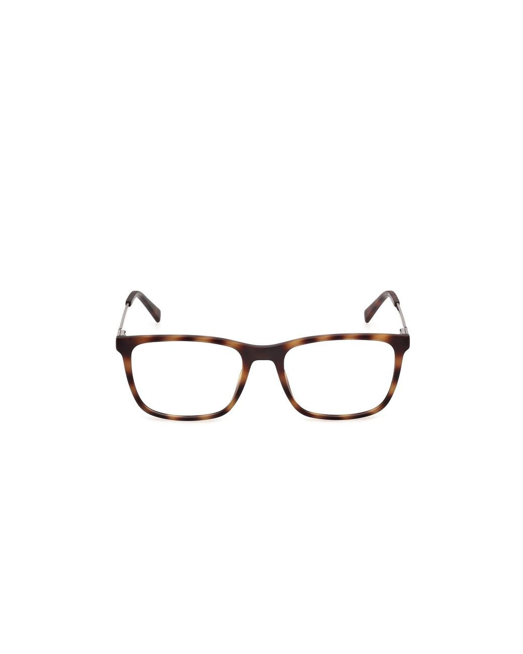 Timberland Black Tb50123 52 Optical Frames Injected Squared Normal for men