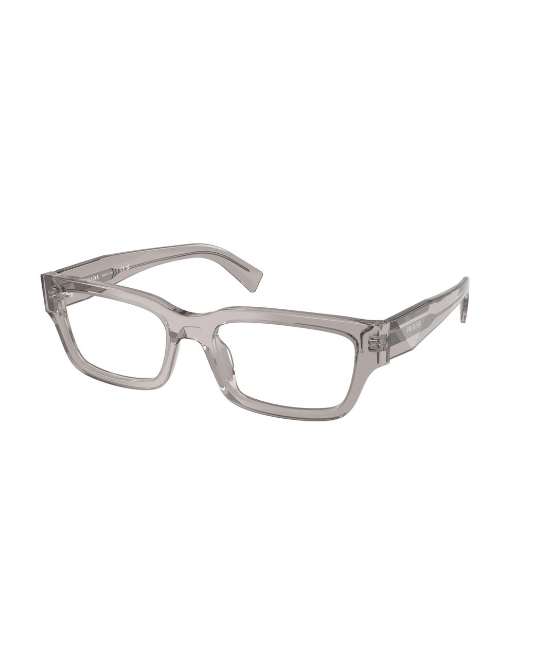 Prada Black Pr C02V 18J1O1 Optical Frames Acetate Pillow Normal for men