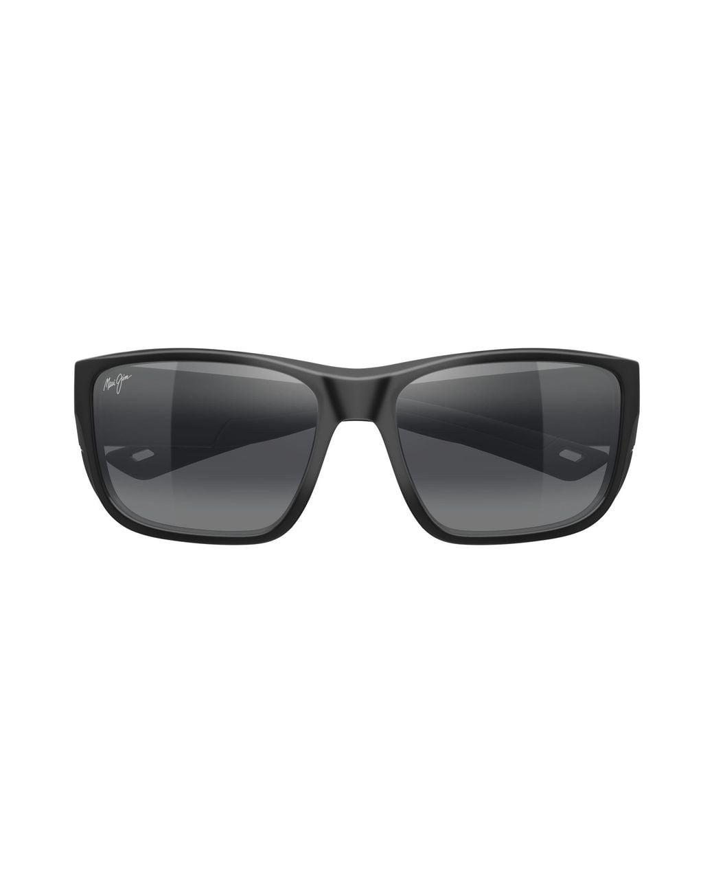 Maui Jim Black Mj0896S 001 Occhiali Da Sole Iniettato Grigio Squadrata