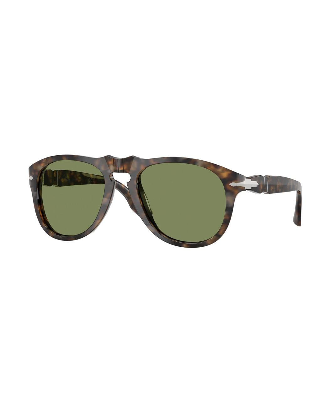Persol Green Po8649Sm 1248P1 Sunglasses Acetate Pilot Polarized