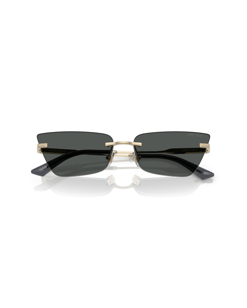 Jimmy Choo Black Jc4012 300687 Sunglasses Metal Cat Eye Normal