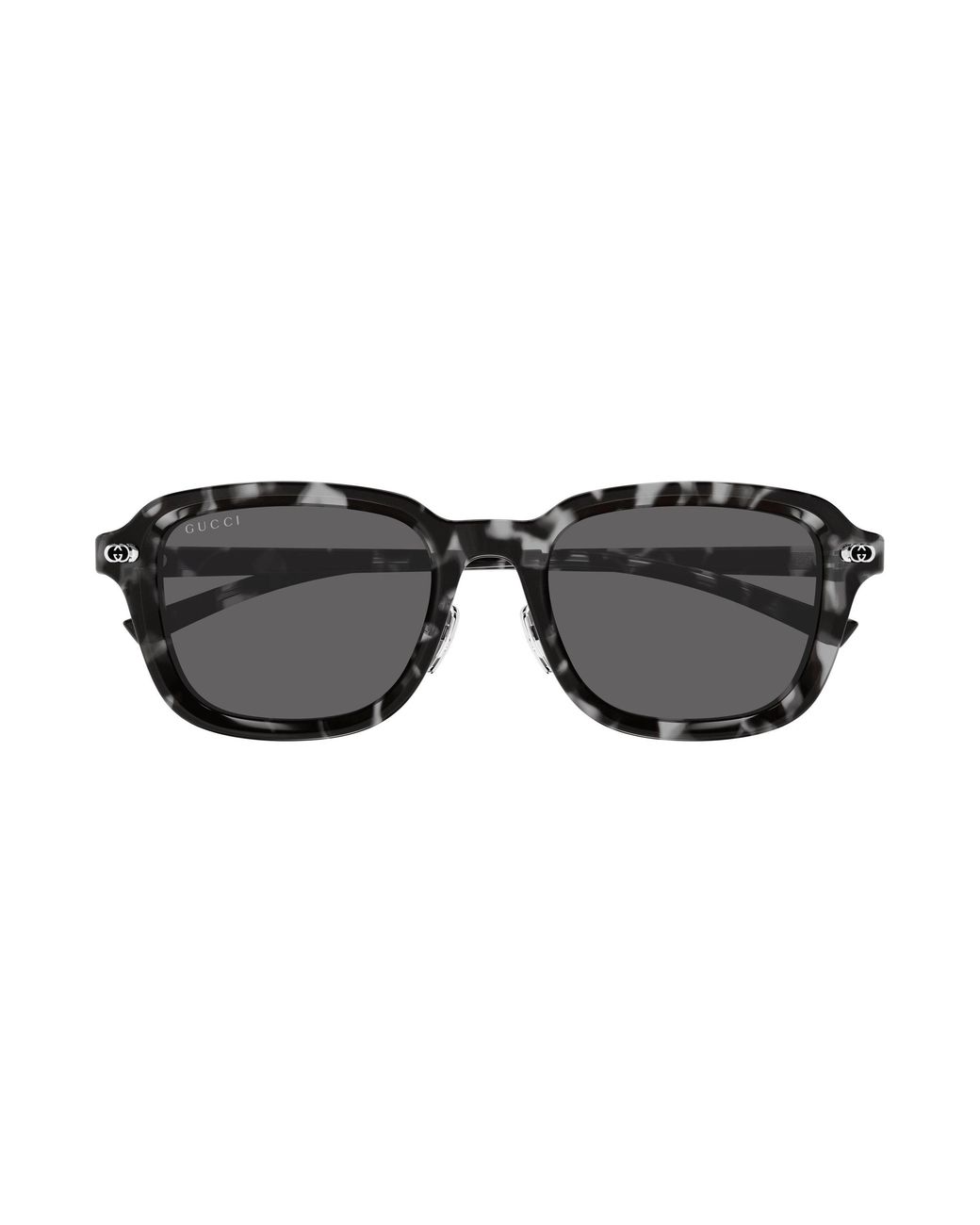 Gucci Black Gg1948Sk 002 Sunglasses Acetate Smoke Squared for men