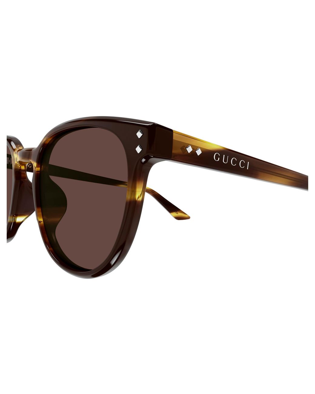 Gucci Black Gg2134Sa 002 Sunglasses Acetate Round for men
