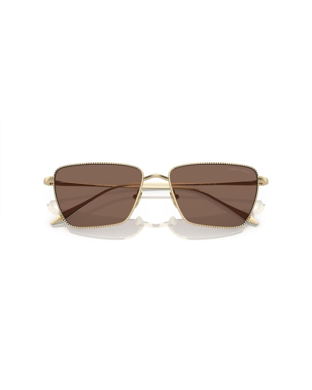 Giorgio Armani Black Ar6153 301373 Sunglasses Metal Squared Normal
