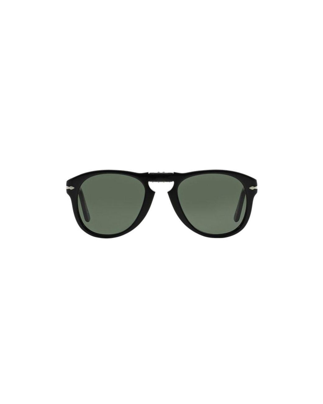 Persol Black Po0714 Folding 95/31 Sunglasses Acetate Pilot Normal for men