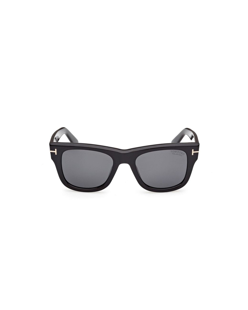 Tom Ford Black Ft1304 Finn-02 01D Sunglasses Acetate Smoke Squared Polarized for men