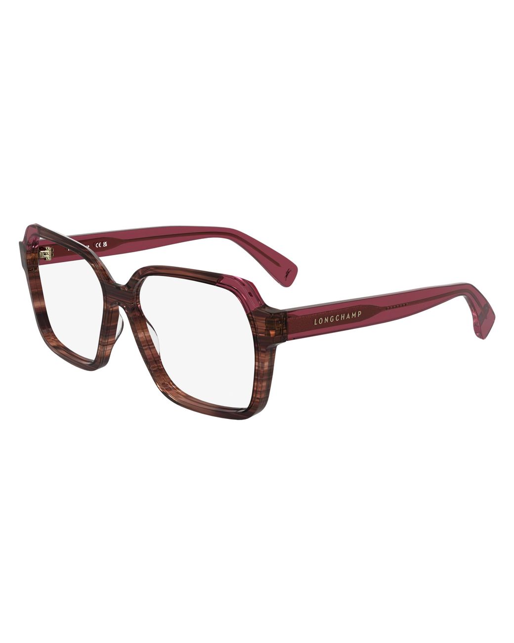 Longchamp Black Lo2763 223 Optical Frames Acetate Squared Normal
