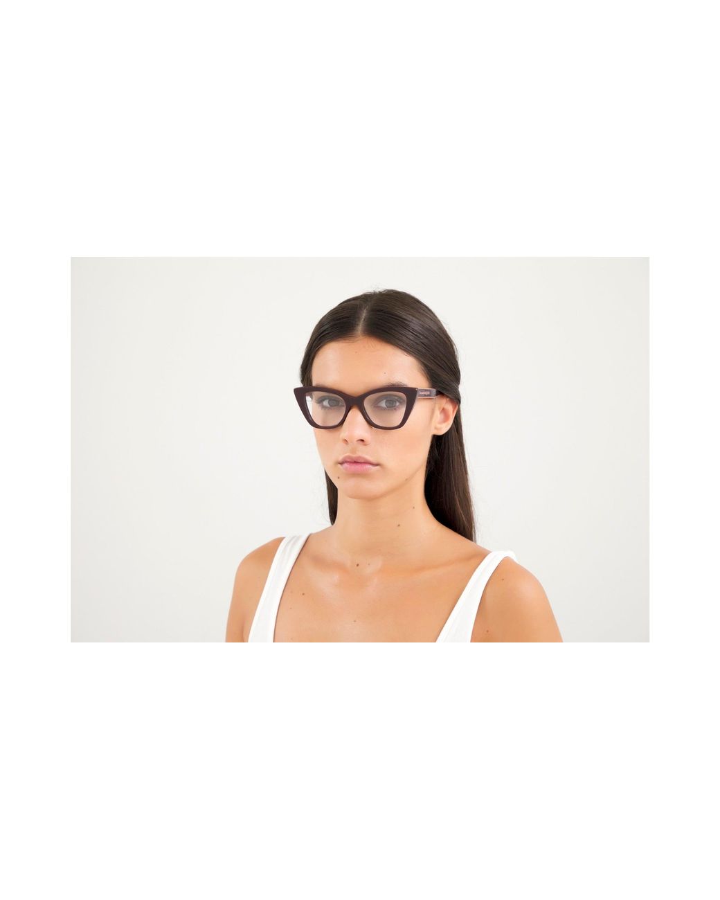 McQueen Black Am0305O 004 Optical Frames Acetate Cat Eye