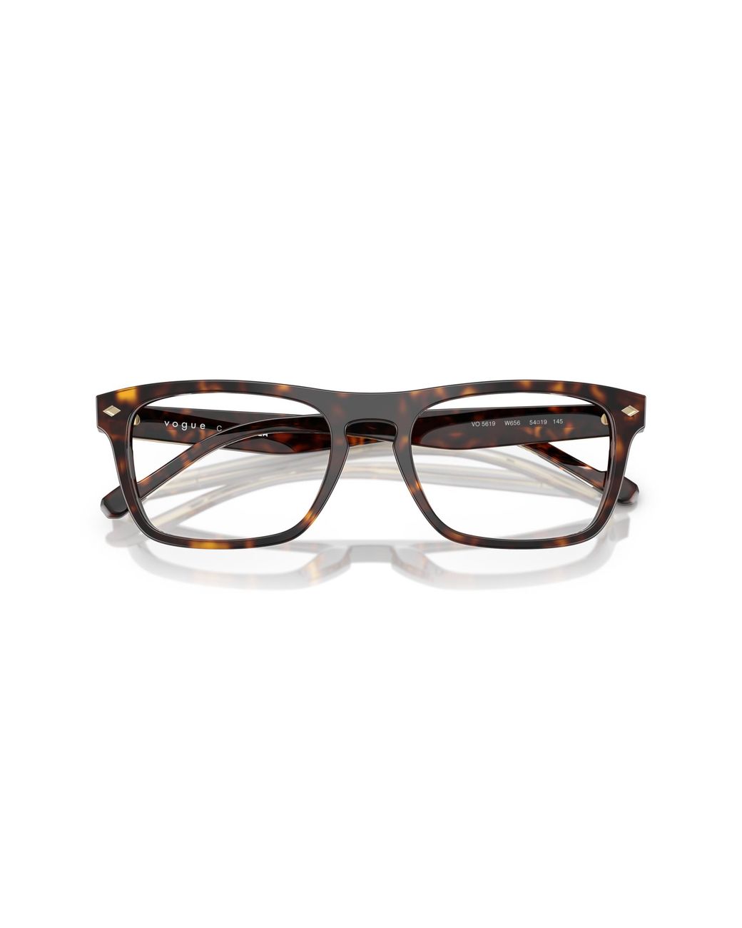 Vogue Eyewear Black Vo5619 W656 Optical Frames Acetate Pillow Normal for men