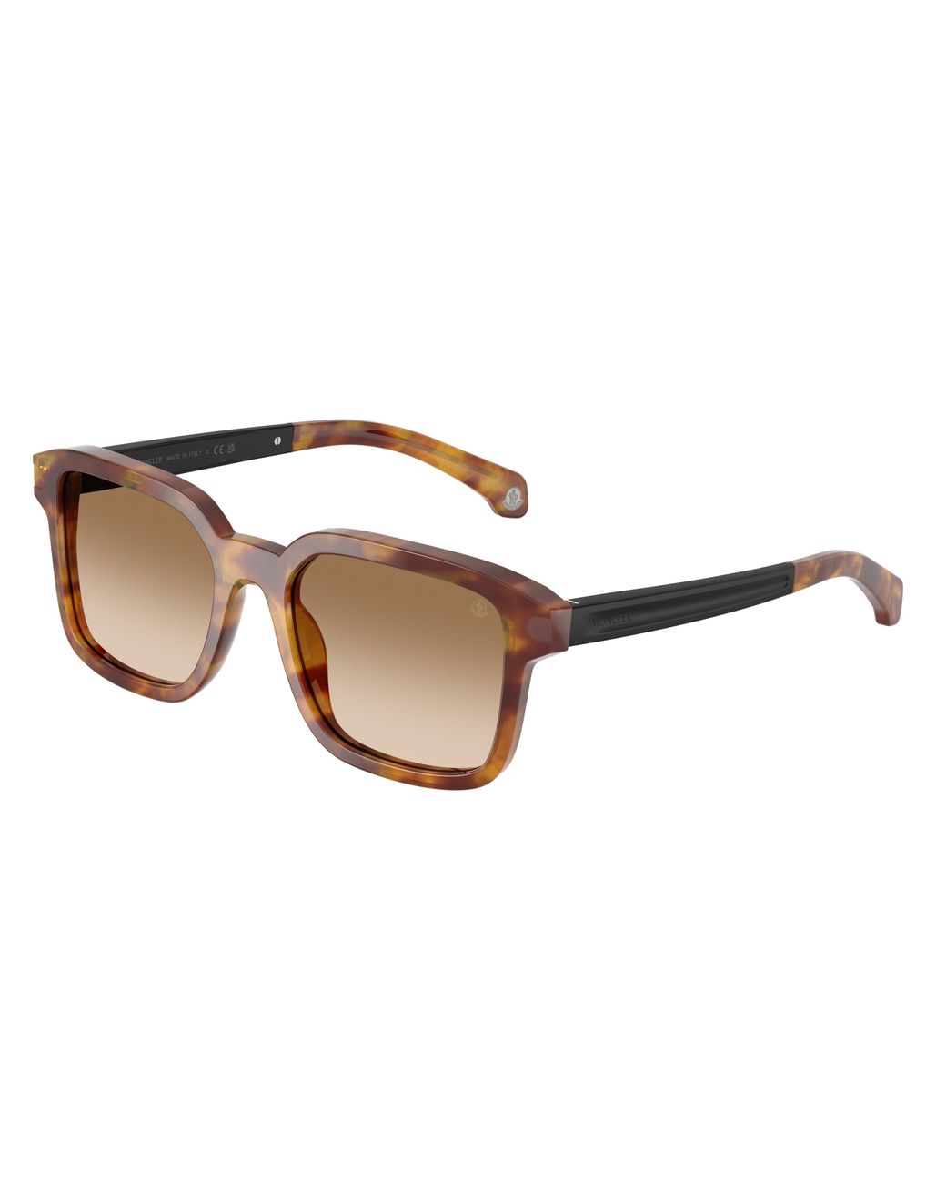 Moncler Black Me6006 Quaderna 301189 Sunglasses Acetate Squared Normal Nuanced