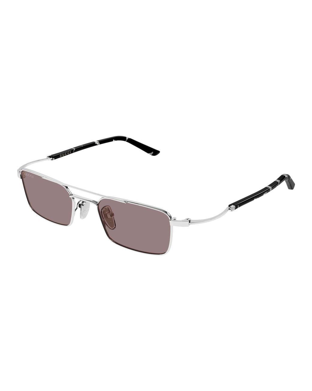 Gucci Black Gg2258S 004 Sunglasses Metal Squared