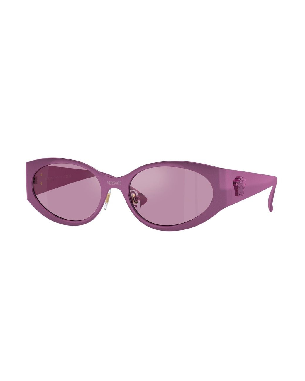 Versace Purple Ve2263 1503Ak Sunglasses Metal Round Normal Mirror