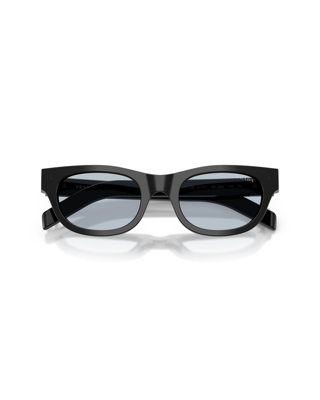 Prada Black Pr C09S 16K30W Sunglasses Acetate Cat Eye Normal for men